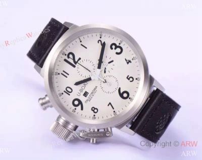 Replica U Boat Italo Fontana U1001 Limited Edition Watch - SS White Chronograph